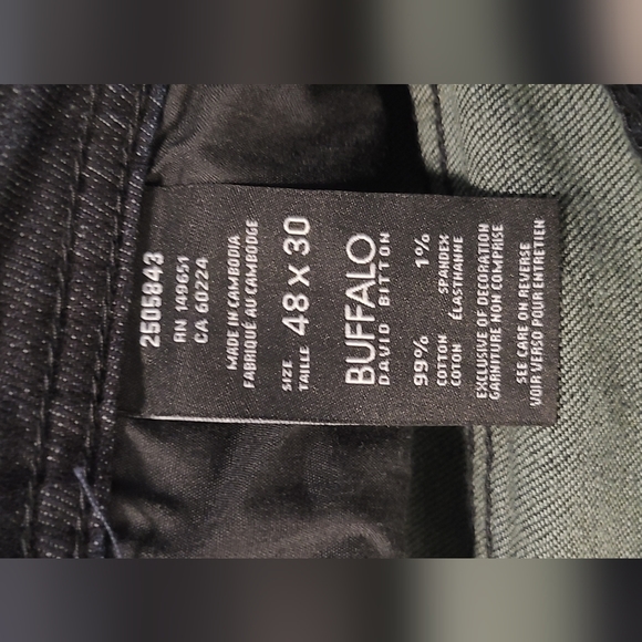 New! BUFFALO David Bitton jeans Men size 48 - Picture 2 of 5